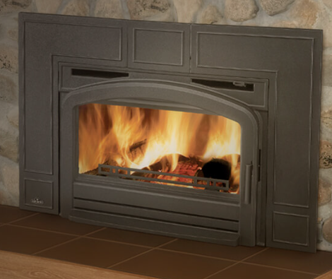 wood-burning fireplace inserts